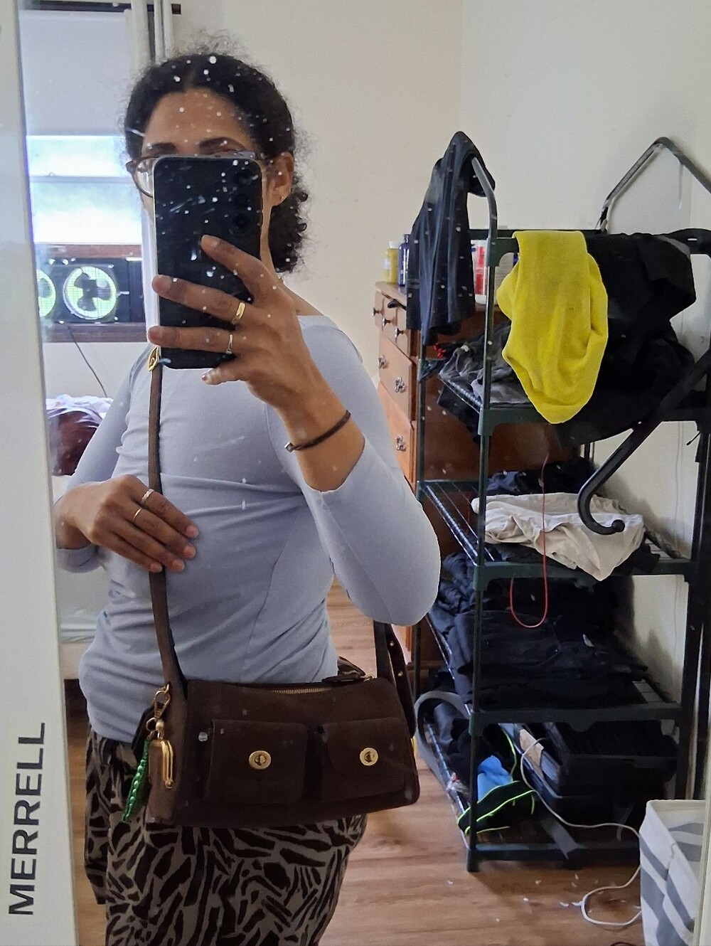 Coach Brown Suede Mini Haversack - Picture 5 of 6